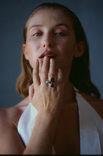 Load image into Gallery viewer, Three Gem Bezel Ring Stacking Set

