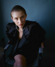 Load image into Gallery viewer, Rolo Chain Necklace with Modernist Toggle Clasp
