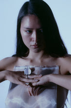 Load image into Gallery viewer, Postmodern Rock Crystal Monolith Ring
