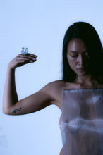 Load image into Gallery viewer, Postmodern Rock Crystal Monolith Ring
