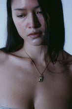 Load image into Gallery viewer, Modernist Gold and Emerald Sculptural Pendant (2 Available)
