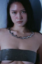 Load image into Gallery viewer, Artisan Folded Disc Link Necklace

