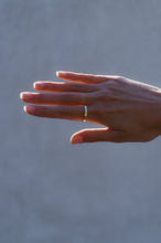 Load image into Gallery viewer, Narrow Edge Gold Band
