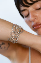 Load image into Gallery viewer, Angela Cummings Knotted Linked Wide Cuff
