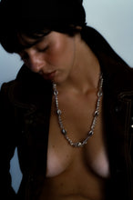 Load image into Gallery viewer, Curb and Abstract Link Chain Necklace
