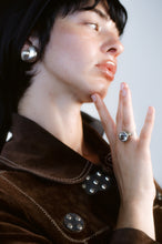 Load image into Gallery viewer, Swedish Chunky Crystal Ring
