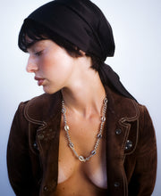 Load image into Gallery viewer, Curb and Abstract Link Chain Necklace
