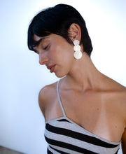 Load image into Gallery viewer, Postmodern Riveted Disc Earrings
