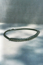 Load image into Gallery viewer, Coil and Leather Braid Necklace
