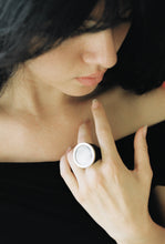 Load image into Gallery viewer, Mid-Century Carved Horn Ring
