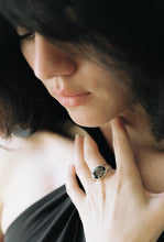 Load image into Gallery viewer, Carved Smoky Quartz Signet Ring
