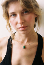 Load image into Gallery viewer, Petite Jade Carved Bezel Pendant
