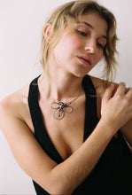 Load image into Gallery viewer, Brutalist Molten and Wire Pendant
