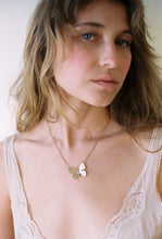 Load image into Gallery viewer, 14k and Tanzanite Butterfly Pendant
