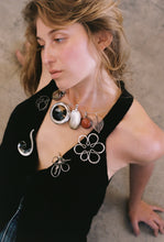 Load image into Gallery viewer, Mid-Century Artisan Flower Brooch
