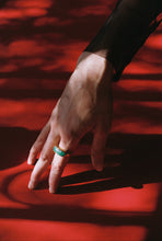 Load image into Gallery viewer, Curved Jadeite Signet Ring
