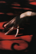 Load image into Gallery viewer, Domed Signet Ring with Tourmaline Cabochon
