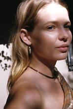 Load image into Gallery viewer, HOLIDAY: Silver Panel Dangle Hook Earrings
