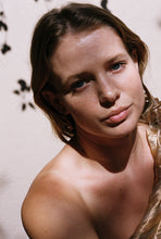 Load image into Gallery viewer, Brutalist Pearl Double Drop Earrings
