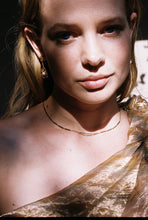 Load image into Gallery viewer, Brutalist Pearl Double Drop Earrings
