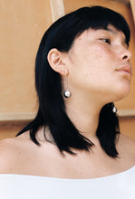 Load image into Gallery viewer, Modernist Sphere Hook Drop Earrings
