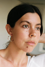 Load image into Gallery viewer, Flowing Ribbon Hoop Earrings
