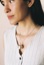 Load image into Gallery viewer, Sphere Bell Pendant with Hearts
