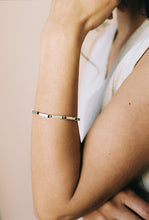 Load image into Gallery viewer, Silver and Gold Tube Chain Bacelet
