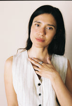 Load image into Gallery viewer, Postmodern Chunky White Topaz Ring
