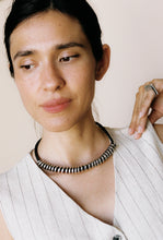 Load image into Gallery viewer, Coil and Leather Braid Necklace
