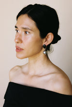 Load image into Gallery viewer, Onyx and Sphere Drop Earrings
