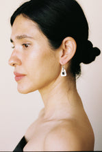 Load image into Gallery viewer, Artisan Onyx Hook Earrings
