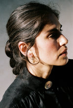 Load image into Gallery viewer, Pearl Spiral Hook Drop Earrings
