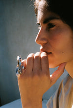 Load image into Gallery viewer, 1975 Artist Signed Crumpled Paper Ring

