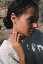 Load image into Gallery viewer, Antique Gold and Coral Pinky Signet Ring
