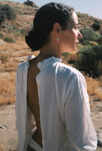 Load image into Gallery viewer, Hinging Pearl and Coral Drop Earrings
