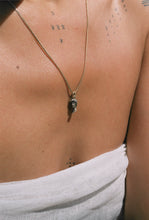 Load image into Gallery viewer, Carved Silver Adonis Charm on Antique Gold Bail
