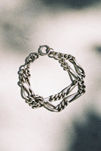 Load image into Gallery viewer, CHAIN 10: Antique Figaro Double Chain Bracelet
