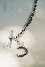 Load image into Gallery viewer, CHAIN 2: Early 1900's Albert Chain with "Good Luck" Horseshoe

