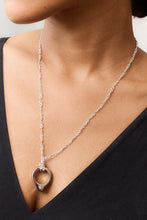 Load image into Gallery viewer, Silver Infinity Link Chain Necklace
