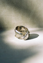 Load image into Gallery viewer, Silver and Gold Ridge Wraparound Ring
