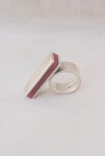 Load image into Gallery viewer, Resin Riveted Panel Ring
