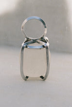 Load image into Gallery viewer, Postmodern Rock Crystal Monolith Ring
