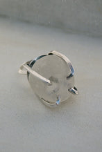Load image into Gallery viewer, Postmodern Rock Crystal Monolith Ring

