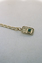 Load image into Gallery viewer, Modernist Gold and Emerald Sculptural Pendant (2 Available)
