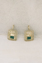 Load image into Gallery viewer, Modernist Gold and Emerald Sculptural Pendant (2 Available)
