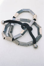 Load image into Gallery viewer, Silk Chord and Silver Bead Multi-Purpose Strand
