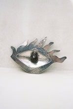 Load image into Gallery viewer, Artist Signed Eye Brooch with Burlwood Pupil
