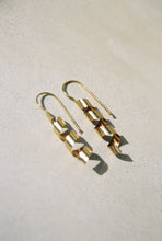 Load image into Gallery viewer, Gold Coil Hook Earrings

