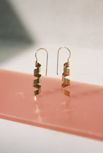 Load image into Gallery viewer, Gold Coil Hook Earrings
